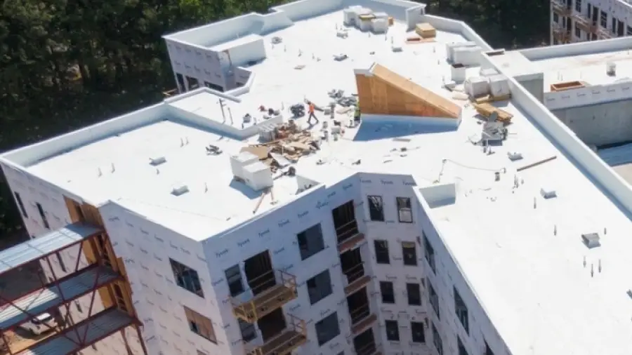 commercial roof work